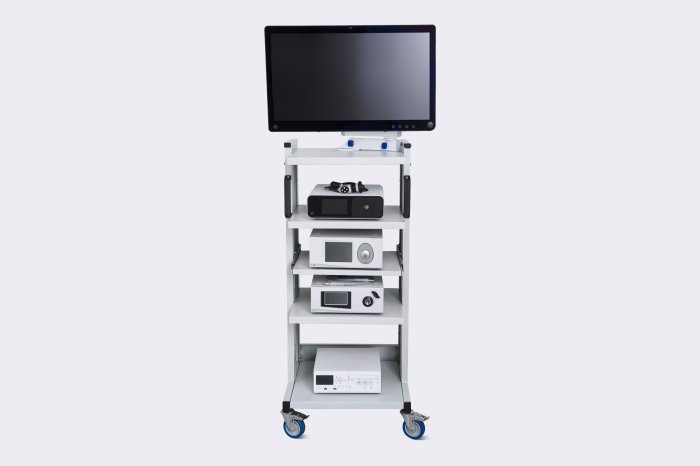 Rack de Vídeo 4K Completo (Torre de Videolaparoscopia)
